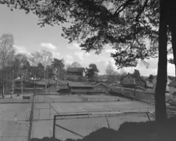 Tennisbanen i Hamar Park, Hamar Idrettslag.