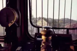 Fra førerrommet i elektrisk motorvogn BFM 66 02