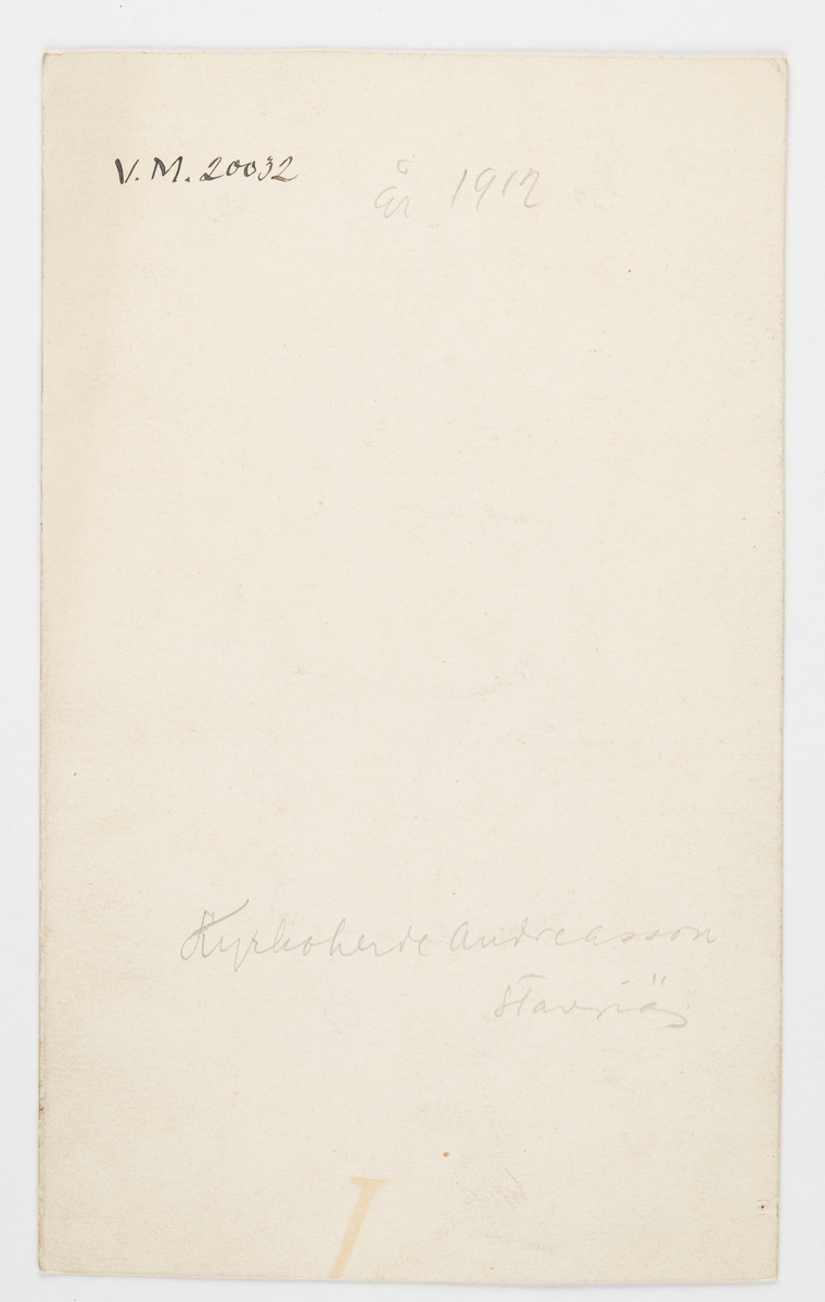 Kyrkoherde Andreasson, Stavnäs, Värmskog