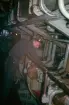 Besättningsmannen Peter Lindquist arbetar i maskinrummet på M/S NORDSTJERNAN.