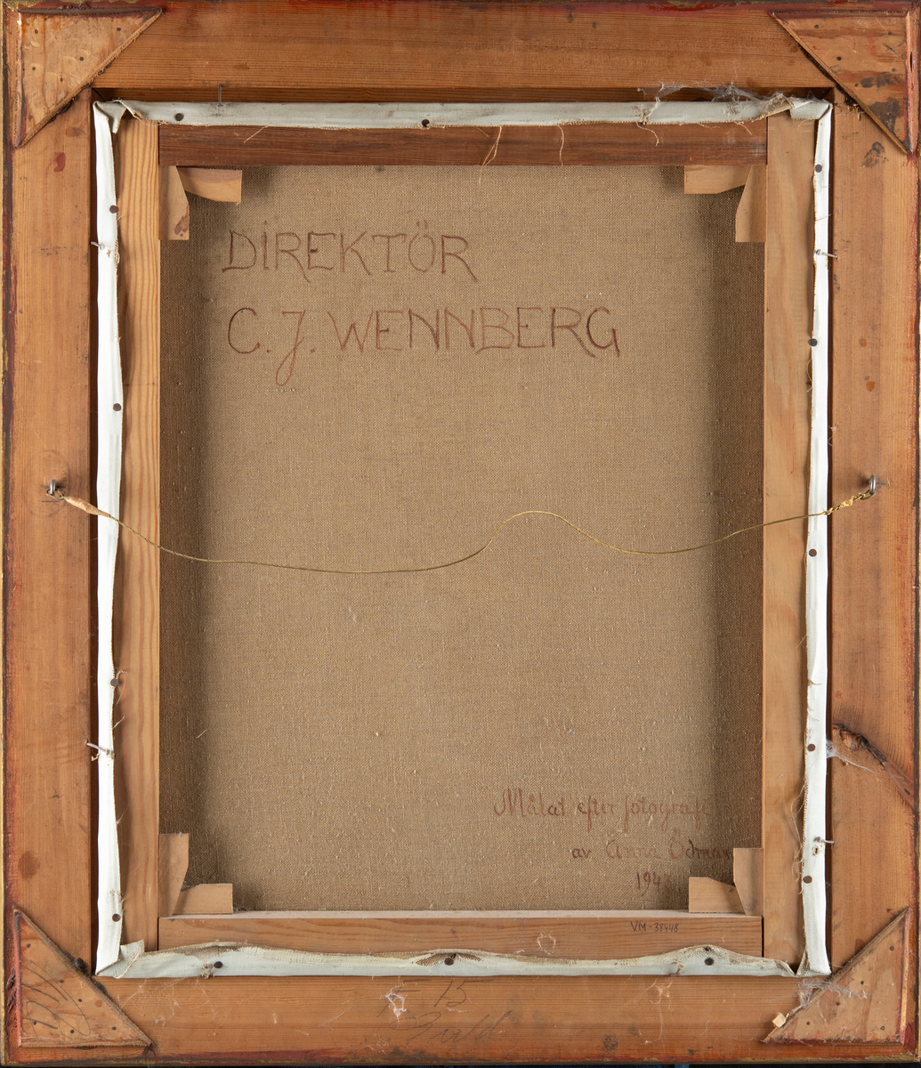 Porträtt av direktör C. J. Wennberg [Målning]