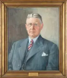 Porträtt av disponent Simon Wennberg [Målning]