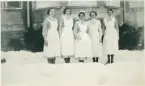 Vänersborgs lasarett. Gruppbild sköterskor