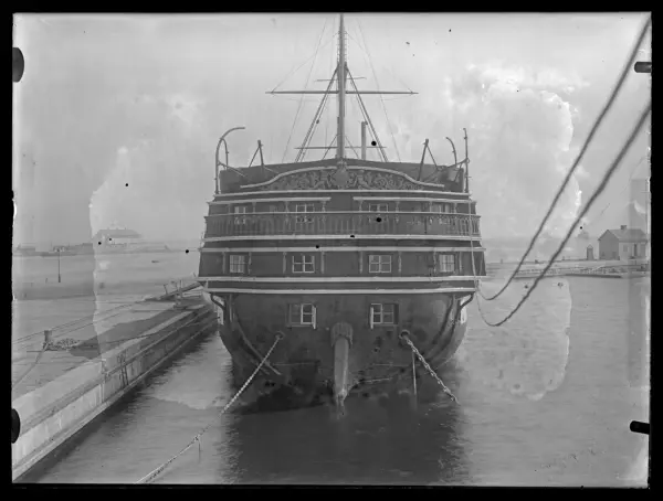 Logementsfartyg Stockholm akterifrån.