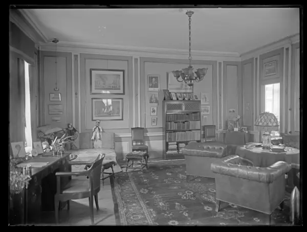 Nordöstra salongen på Varvschefsboställe.