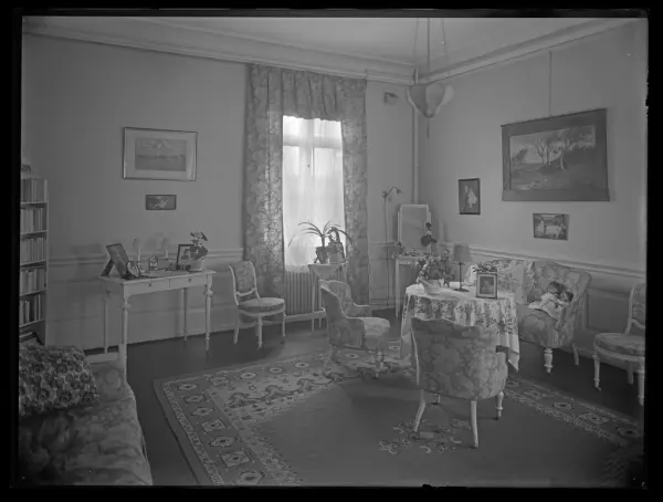 Salong på Varvschefsboställe.