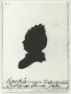 Silhuettporträtt. Utförda av Olof Bernhard Schalin c:a 1771-1774. (Huvudsakligen Karlskrona-och Norrköpingsbor). Fotona uppklistrade på papper i svart pärm. Okänt var originalen finns. Namnregister medföljer albumet.