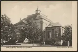 Vykort på Amiralitetskyrkan i Karlskrona