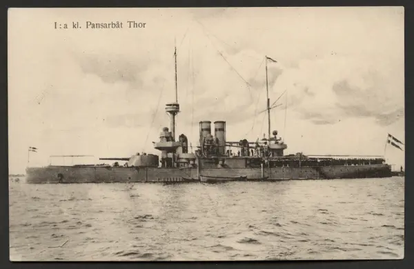 1:a klass pansarbåt Thor.