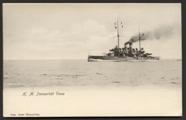 H. M. pansarbåt Vasa.