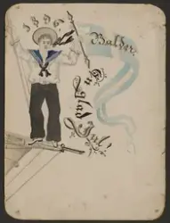 1896 Balder. Ett God Jul.