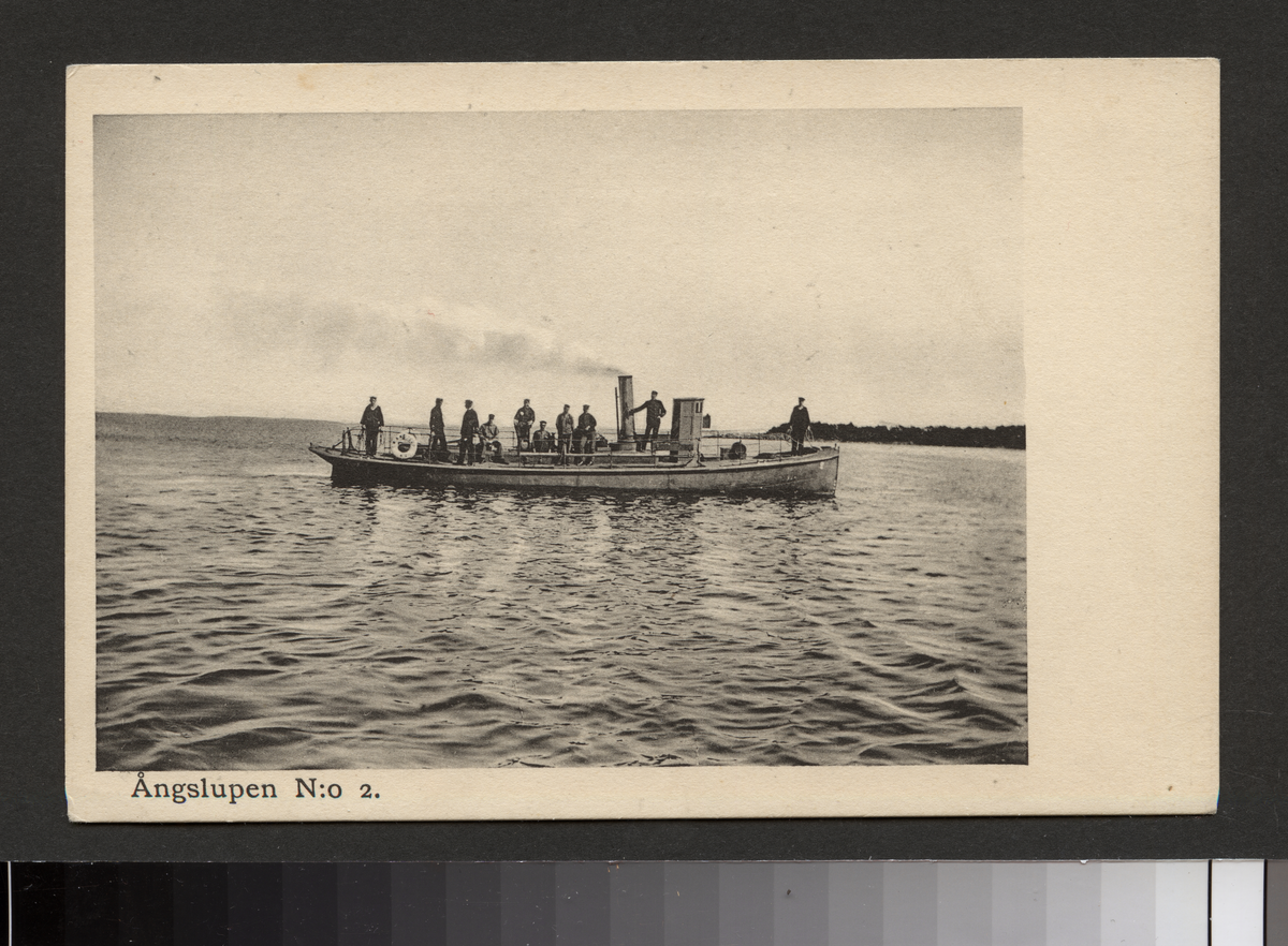 Vykort på ångslup n:o 2