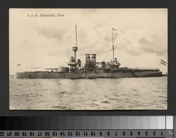 1:a klass pansarbåt Thor.