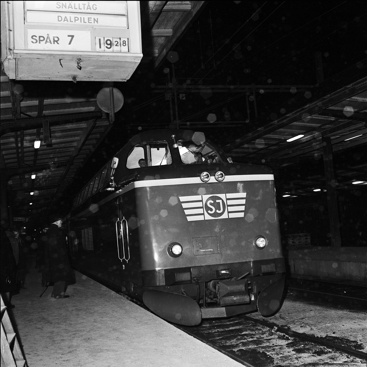 Dubbeldäckat tåg till Uppsala 1967