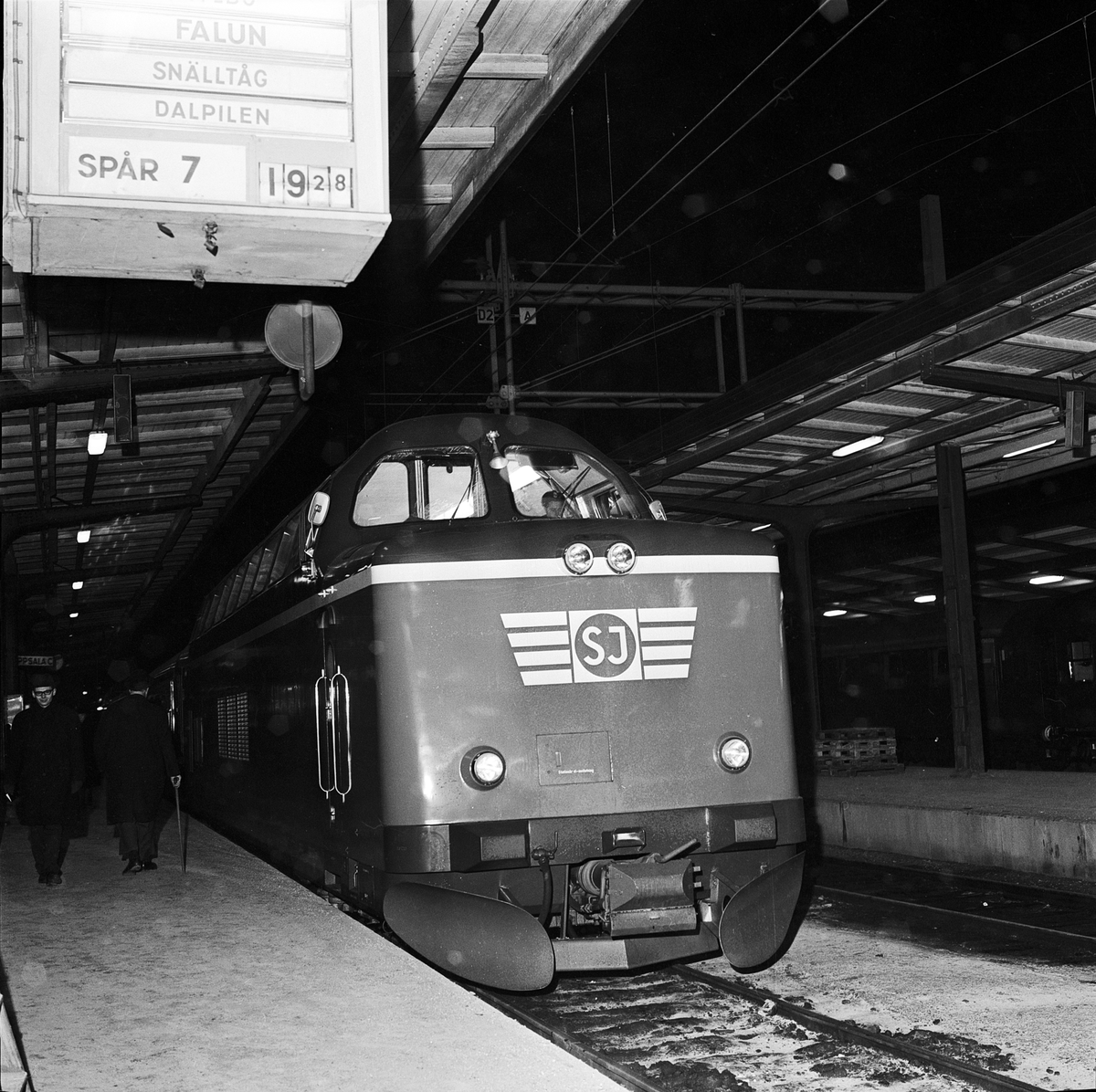 Dubbeldäckat tåg till Uppsala 1967