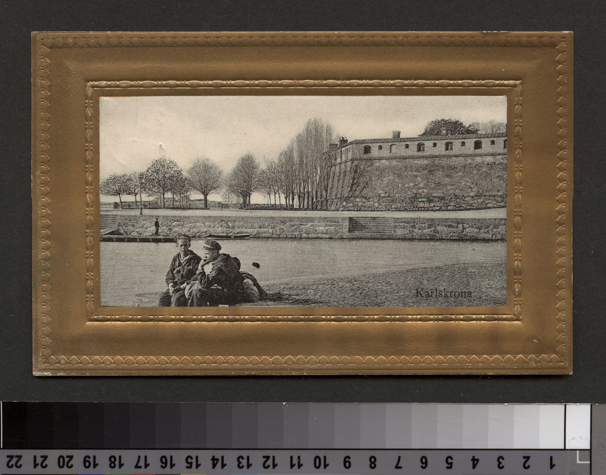 Vykort över Kungsbron.