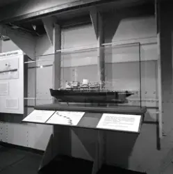 Utställningen "Vintersjöfart" på isbrtaren SANKT ERIK. Farty