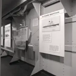 Utställningen "Vintersjöfart" på isbrtaren SANKT ERIK. Farty