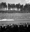 Gymnastiken, 18/5 1939. 
Truppgymnastik på Värendsvallen, fotot taget från läktaren.