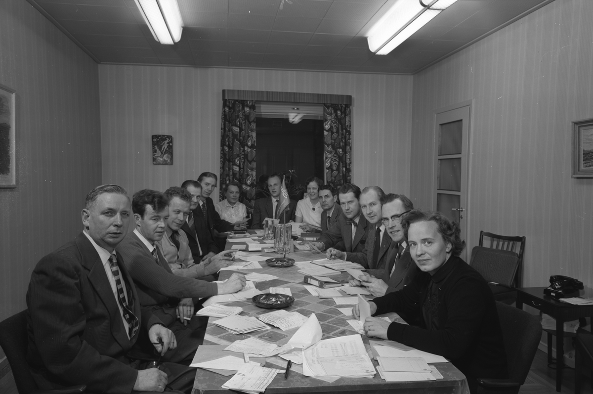 Bilden är tagen den 3 februari 1958 av Ateljé Eggeborn.