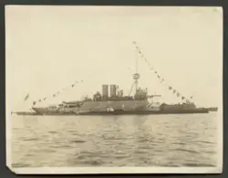 Ubåtsdepåfartyg Svea med Sälen.