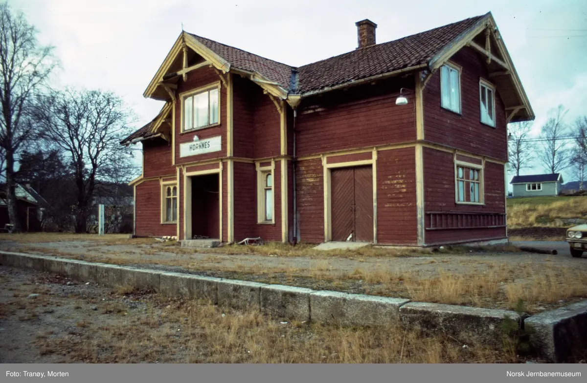 Hornnes stasjon på nedlagte Setesdalsbanen
