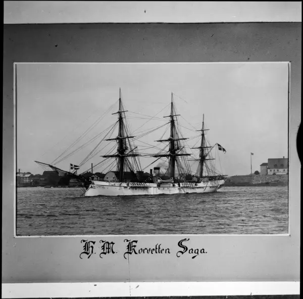 Korvetten Saga till ankars