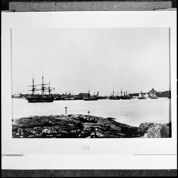 Eskader på Karlskrona redd 1867