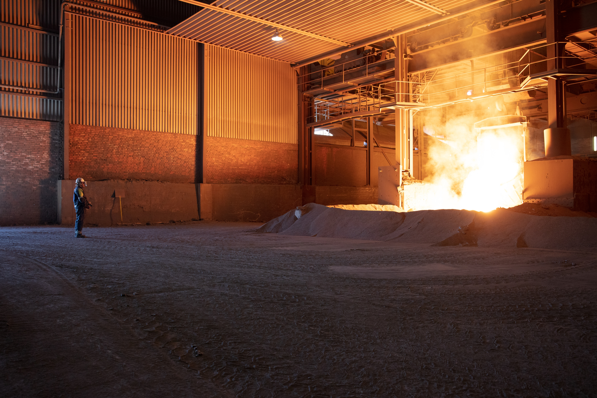 Vargön Alloys AB, tappning av ugn 9