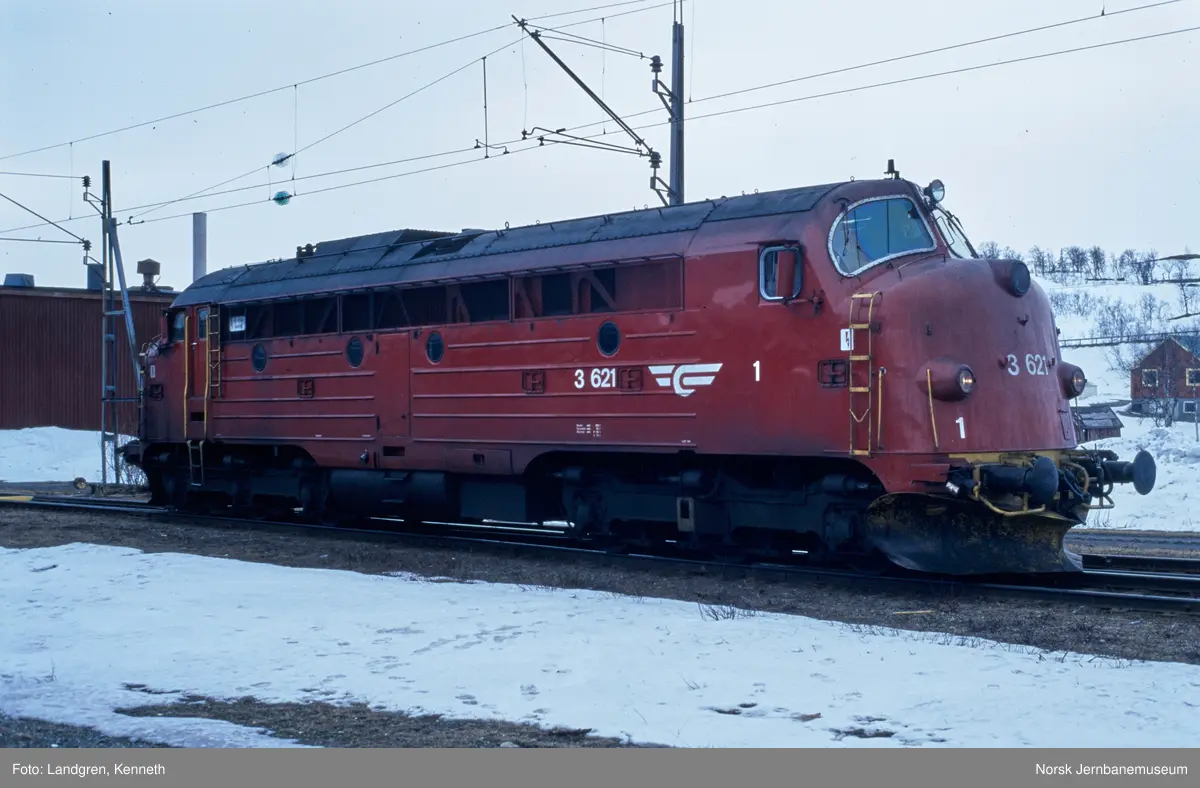 Diesellokomotiv Di 3 621 på Storlien stasjon