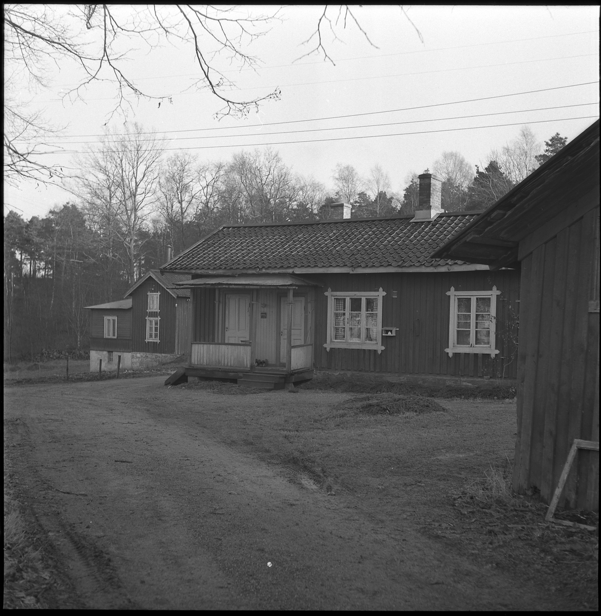 Mariedal, uthusen. Här ligger nu Vårlöksvägen.