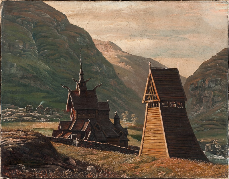 Borgund kirke [Maleri]