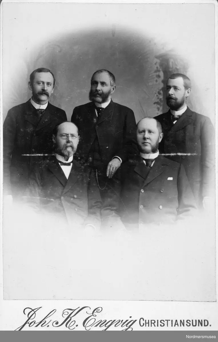 Edward, Emil, Harald, Fredrik og Oscar Werring. Fotosamling etter Waldemar Werring (1905-1981), nevø av N.H. Knudtzon III, gitt til museet av dattersønnen Tom Paiva 2022.