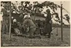 Skånemanövern 1935. 
Fältartilleri.