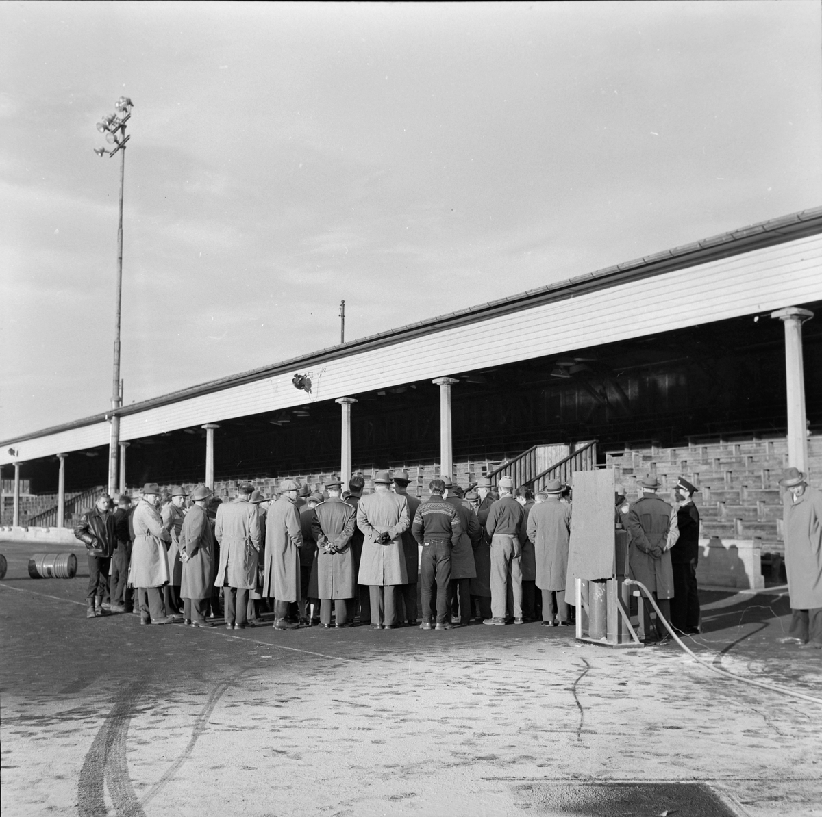 Brannøvelse på Stadion