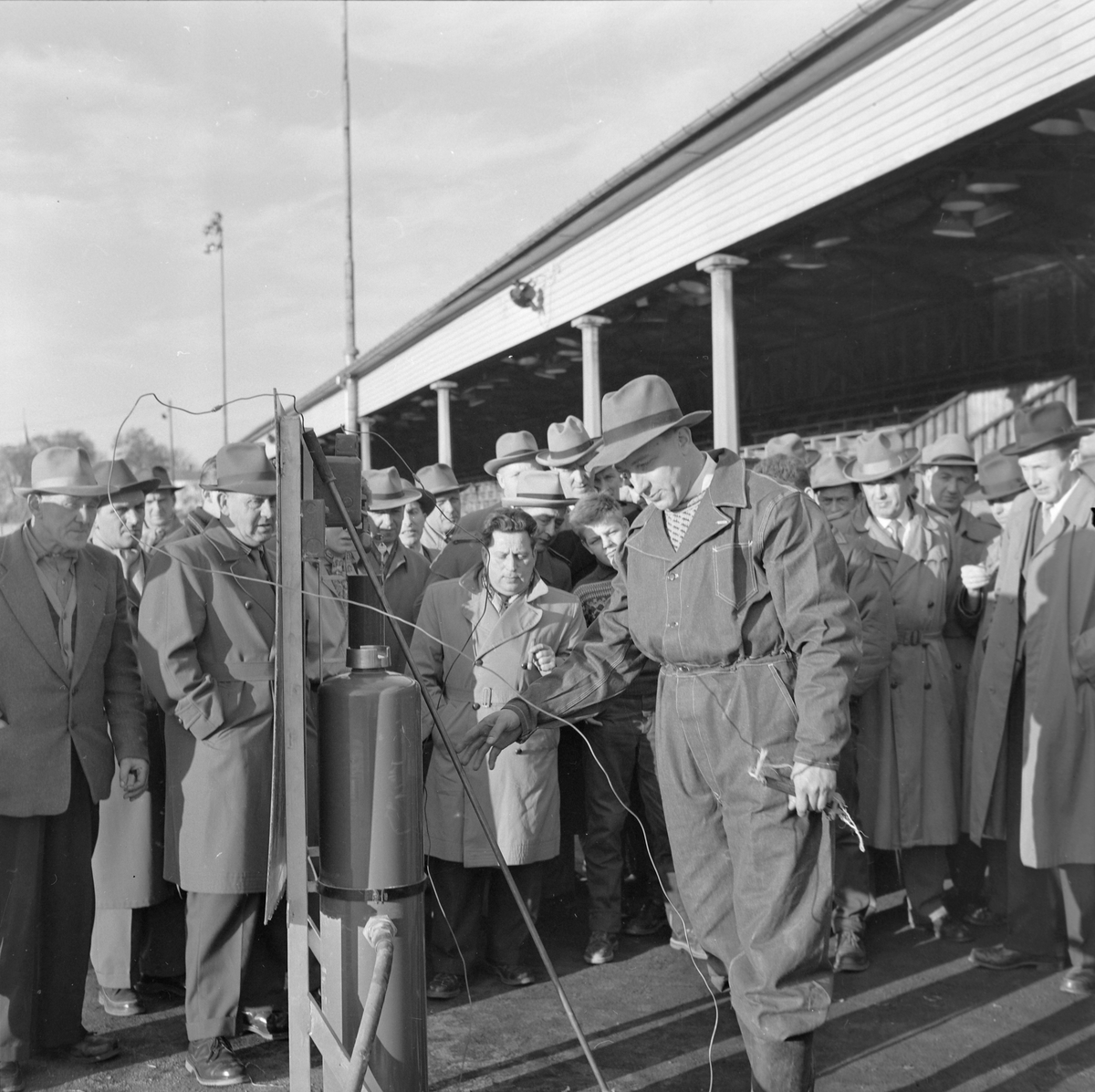 Brannøvelse på Stadion