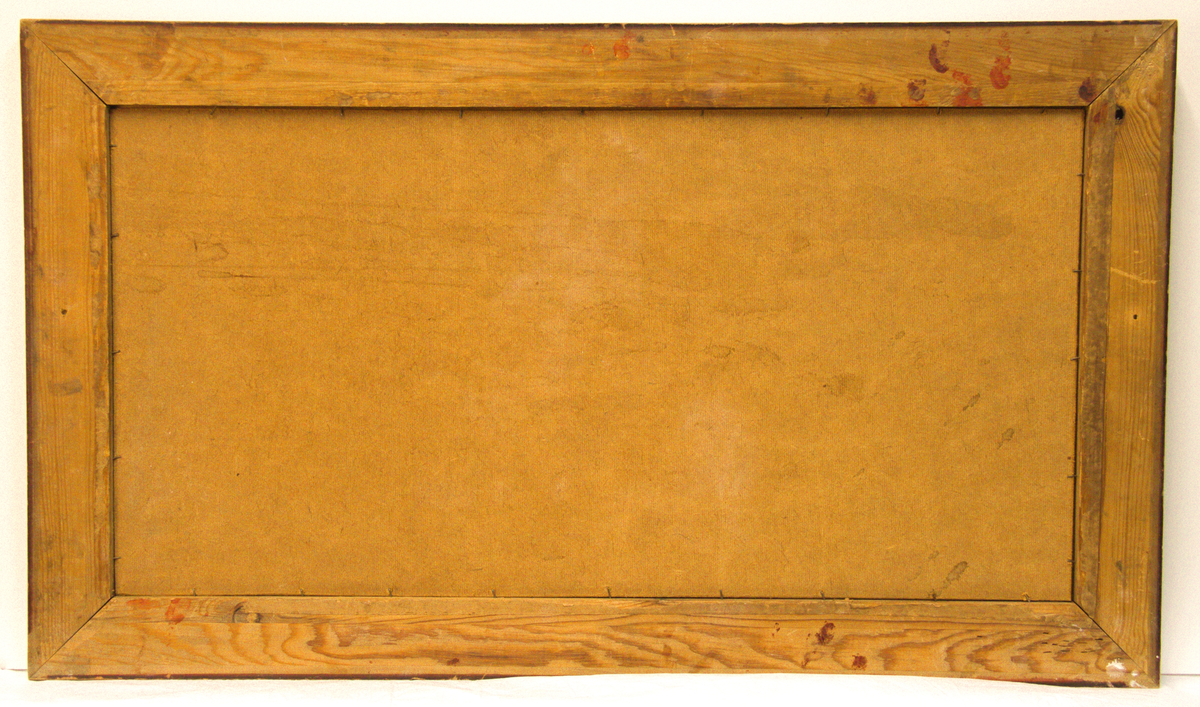 Två inramade fotografier av Reimers från 1919 med text. Bilderna visar Pix AB:s byggnader i Gävle. Texten lyder: "PIX AKTIEBOLAG (tidigare Ericson & Rabenius) GEFLE / Nordens första och största specialfabrik för tabletter och pastiller / Etablerad år 1897". Mörkbetsad träram och glas.