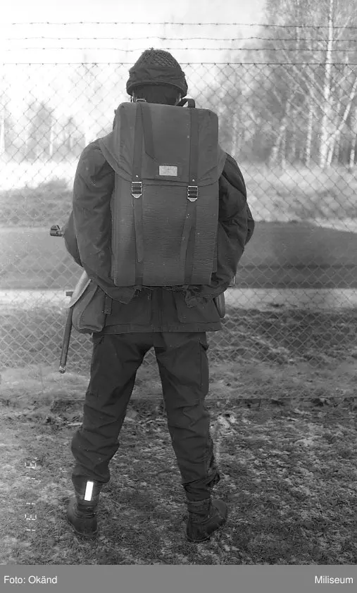 Värnpliktig i uniform m/59.