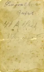 Fotograf J. Larsen ca.1913-1914. 

Aksel Magnus Aas født 11/8 1891 død 1917. 
Aksel M. Aas var bakersvend og sønn av Christen Aas som var baker og bryggemann.
Aksel dør ung i en ulykke ved gruvene i Kirkenes, han etterlater seg kone og 4 barn.