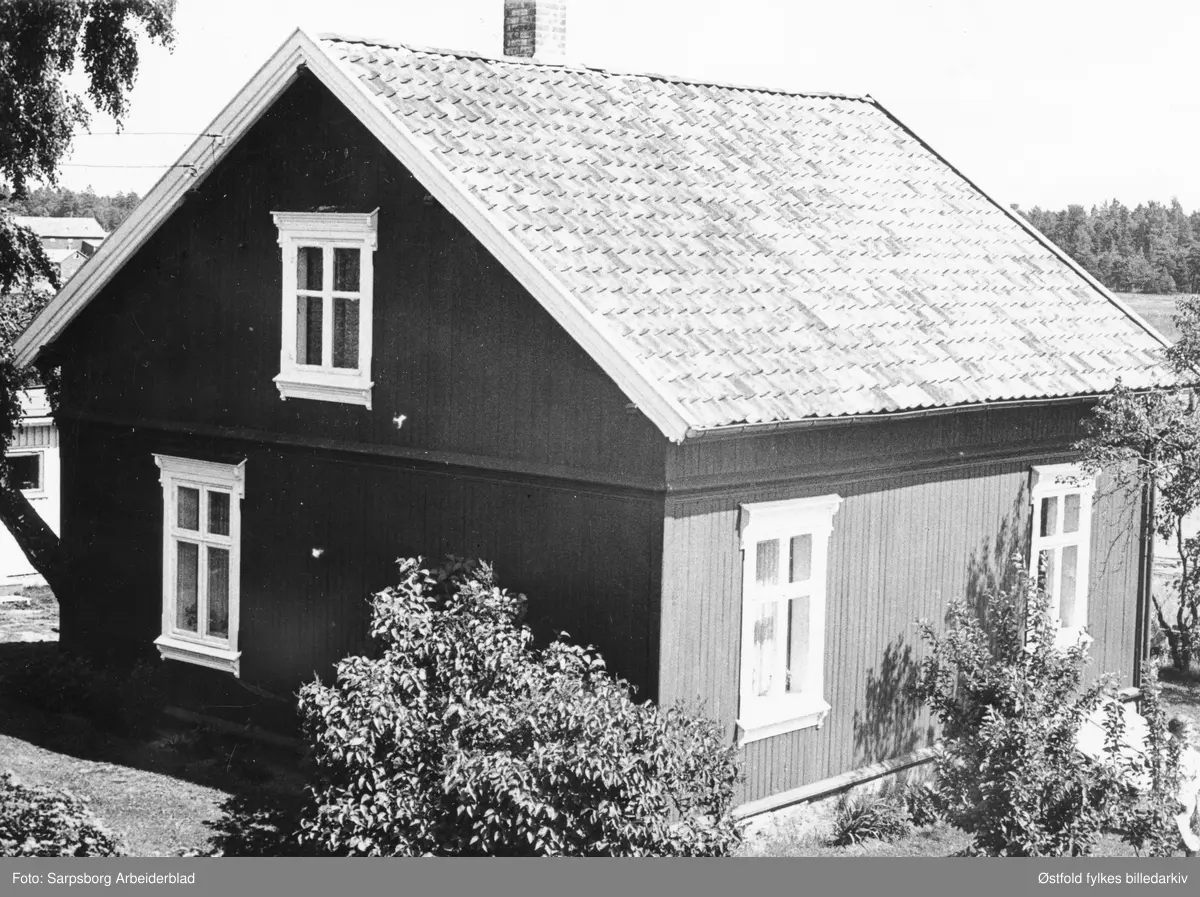 Bolig på Opsund, Sarpsborg i 1968.