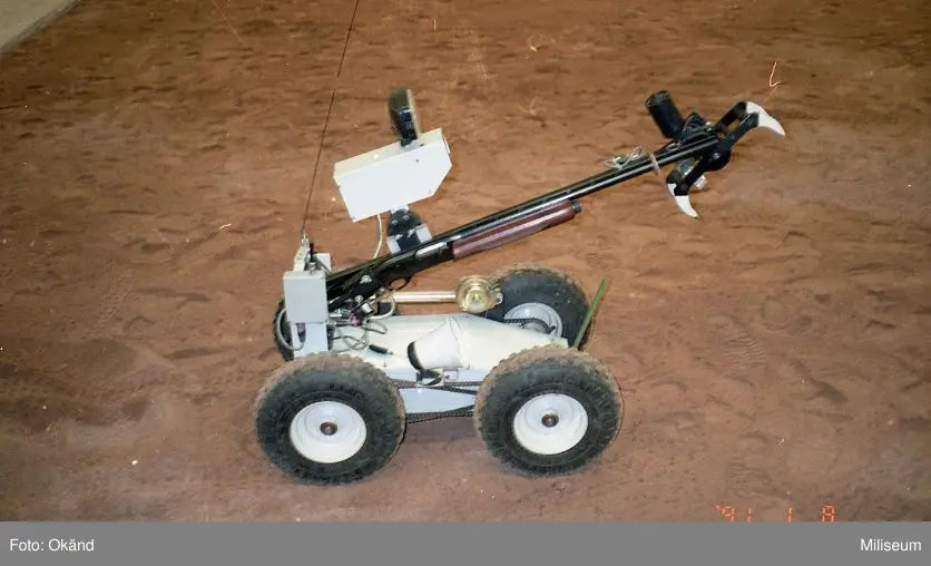 Ammunitionsröjningsrobot.