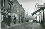 Västerås, Centrum, kv. Karl.
Vy över Köpmangatan. 1950-1960tal.