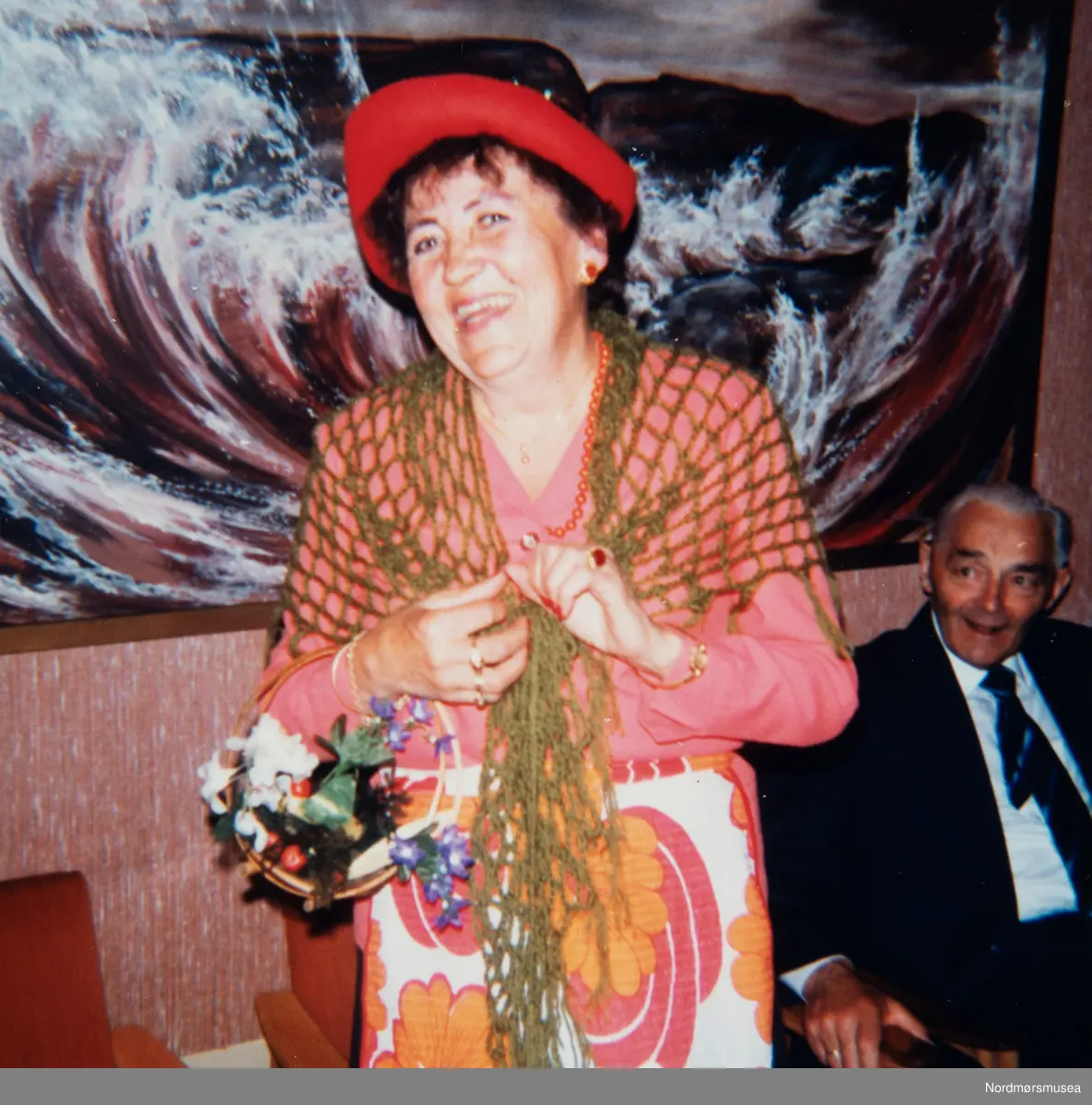 Et bilde fotografert i forbindelse med operaoppsetningen Jegerbruden i 1976.