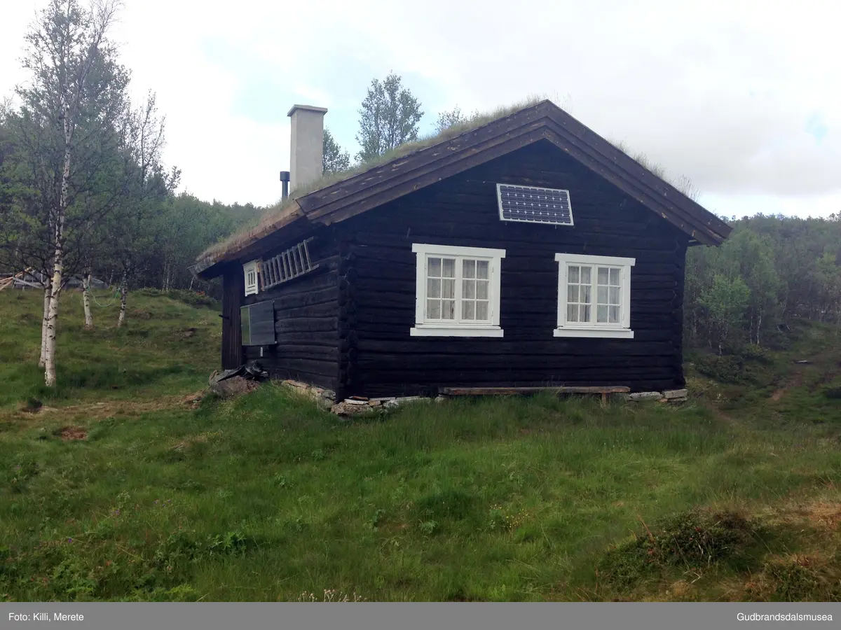 Hyttetun ved "nedre" ende av Grimsdalsgruva i Dovre.