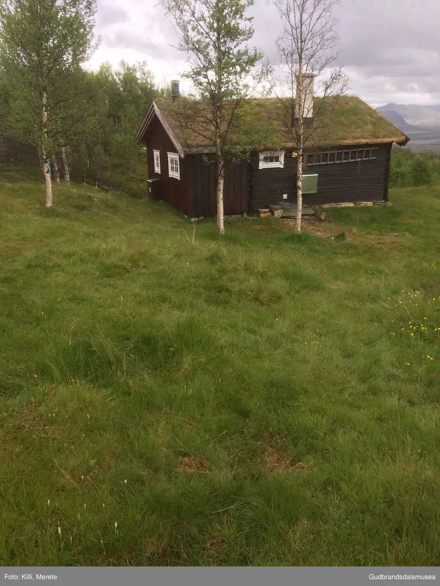 Hyttetun ved "nedre" ende av Grimsdalsgruva i Dovre.