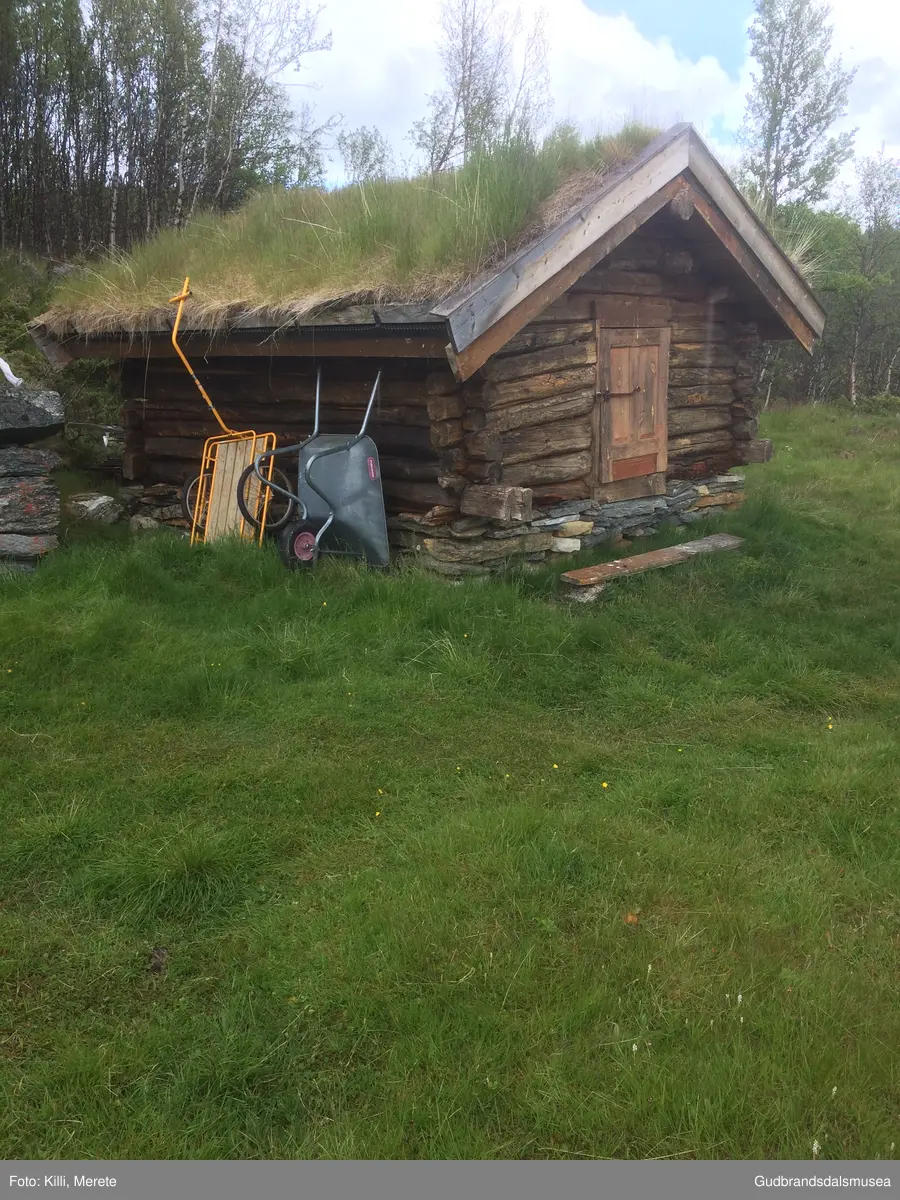 Hyttetun ved "nedre" ende av Grimsdalsgruva i Dovre.