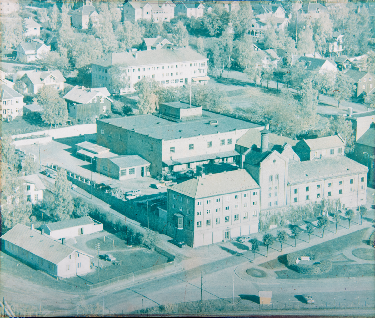 Hamar, Storhamargata 61, Hamar Bryggeri, Flyfoto