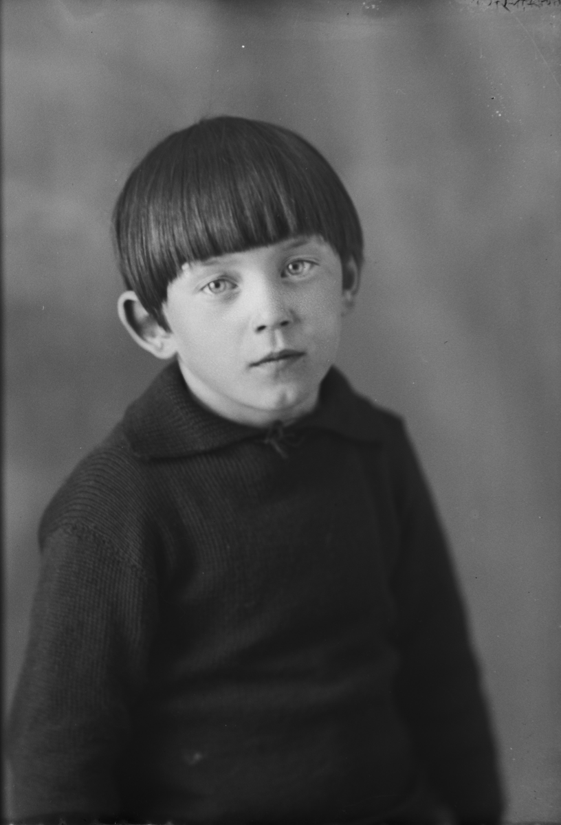 Portrett av gutt