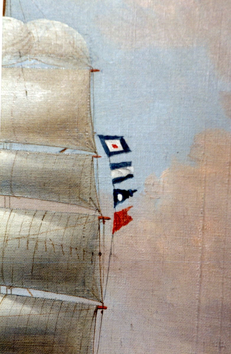 Skuteportrett;  Fullrigger "Largimore"