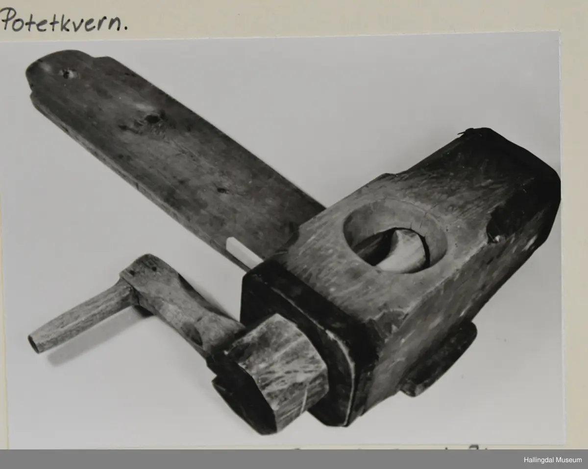 Potetkver av gran og bjørk.